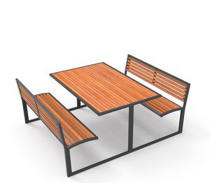 set tavolo e panca moderno
