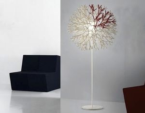 lampada da terra / design originale / in acciaio / in ABS