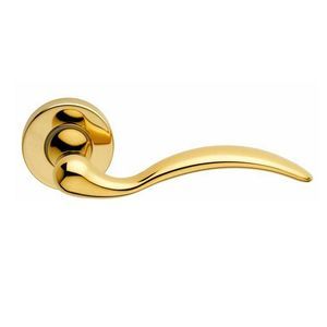 Maniglia Ovale Ottone Lucido Per Porte Scor. Senza 10 Pz