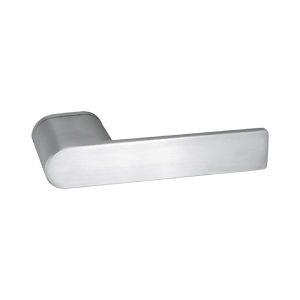 maniglia per porta / in acciaio inox / moderna / finitura spazzolata