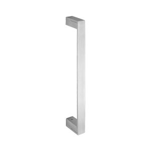 maniglia a tirante per porta / in acciaio inox / moderna / finitura spazzolata