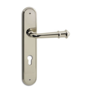 maniglia per porta / in ottone / classica / cromata