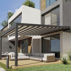 pergola addossata