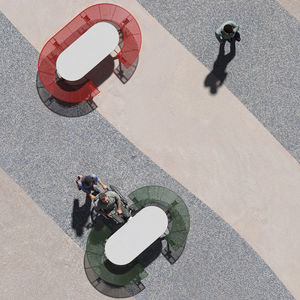 set tavolo e panca contemporaneo
