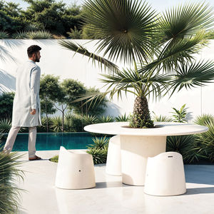 set tavolo e sedia contemporaneo