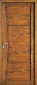 porta da interni / battente / in legno massiccio