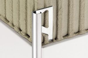 profilo di finitura in acciaio inox