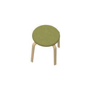 sgabello moderno / in legno / in plastica / contract