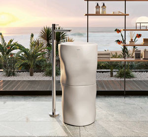 supporto per lavabo in porcellana