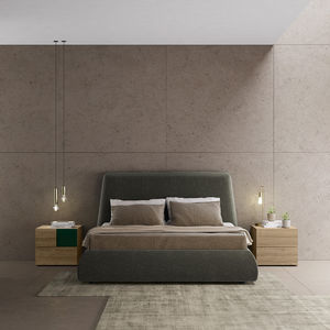 letto matrimoniale / moderno / imbottito / con testiera