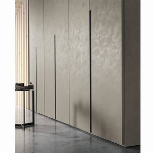 armadio moderno / in legno laccato / in melamminico / con sportello battente