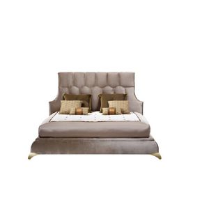 letto matrimoniale / classico / con testiera / imbottito
