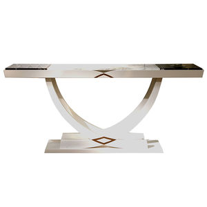 consolle classica / in legno / con supporto in legno / rettangolare