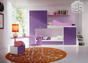 cameretta viola per bambino 1