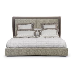 letto matrimoniale / moderno / imbottito / con testiera