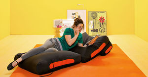 pouf contemporaneo