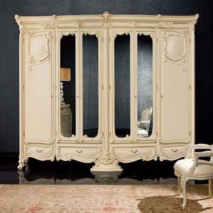 armadio in stile / in legno / con ante battenti / per hotel