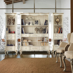 libreria in stile / in legno laccato