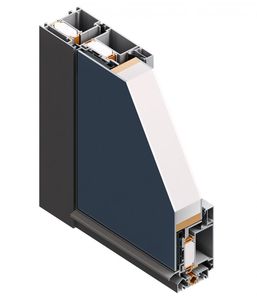 profilato per porte in alluminio