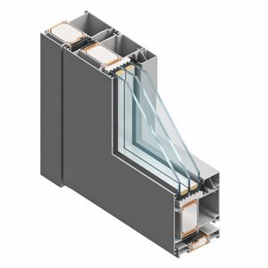 profilato per finestra in alluminio