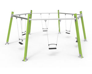 altalena in metallo / per parco giochi / multipla