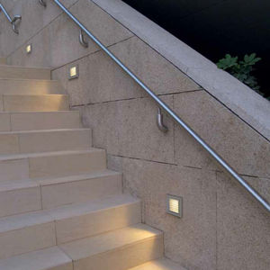 luce da incasso a muro / LED / fluorescente compatta / quadrata