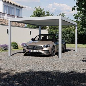 tettoia per posto-auto in alluminio