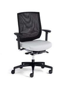 sedia da ufficio moderna / con braccioli / in rete