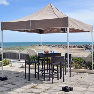 gazebo in alluminio / tetto in tela / contract