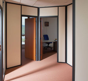 parete amovibile / in legno / da ufficio