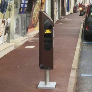 colonna di controllo accessi / in metallo / automatica / per parcheggio