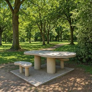tavolo da picnic contemporaneo
