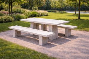 tavolo da picnic contemporaneo