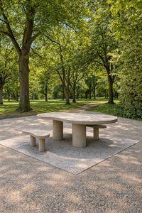 tavolo da picnic contemporaneo