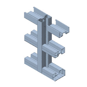 profilato per porte in alluminio