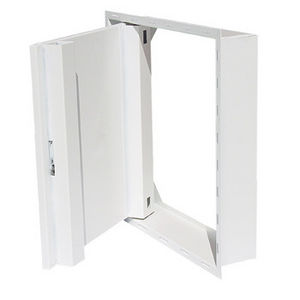 sportello d'ispezione per parete / per soffitto sospeso / quadrato / in acciaio inox