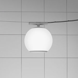 illuminazione su cavi LED / tonda / in ghisa di alluminio / da esterno