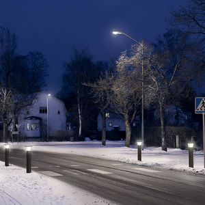 lampioncino moderno / in acciaio galvanizzato / in policarbonato / LED