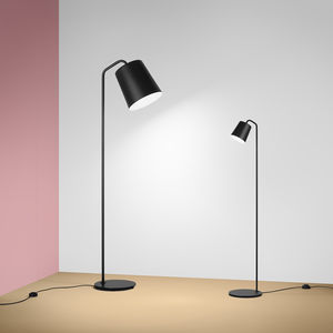 lampada da terra / moderna / in acciaio / in acciaio verniciato
