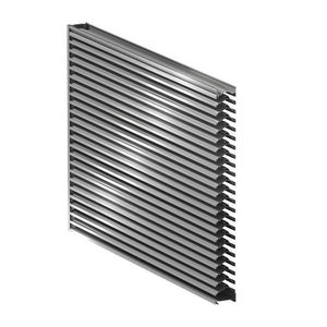 griglia di ventilazione in alluminio / rettangolare