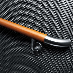 corrimano in legno / in acciaio inox
