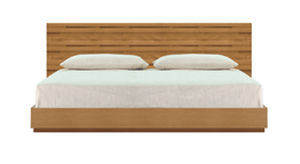 letto da giardino matrimoniale / moderno / con comodini / in teak