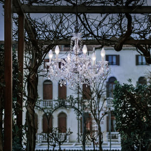 lampadario in stile / in cristallo / in metacrilato / alogeno