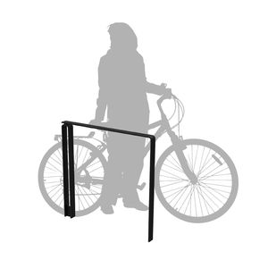 rastrelliera per biciclette a pavimento