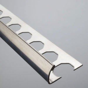 profilo di finitura in acciaio inox / per piastrelle / per angolo esterno