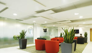 pannello acustico per soffitto / in legno / in laminato / decorativo