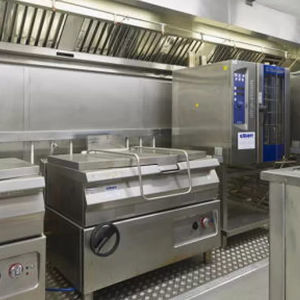 cucina professionale in vinile