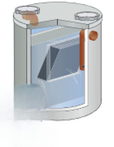 filtro dell'acqua di pioggia