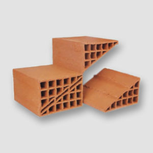mattone forato / speciale / a muro / a rilievo