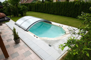copertura per piscina bassa